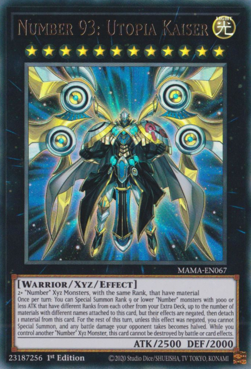 Number 93: Utopia Kaiser [MAMA-EN067] Ultra Rare 