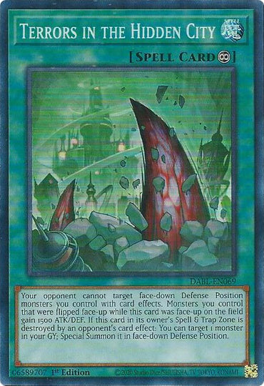 Terrors in the Hidden City [DABL-EN069] Super Rare 