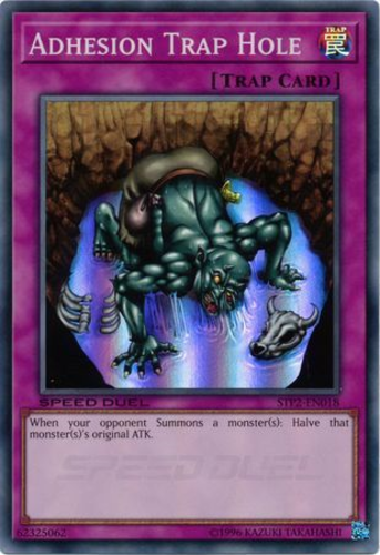 Adhesion Trap Hole [STP2-EN018] Super Rare 