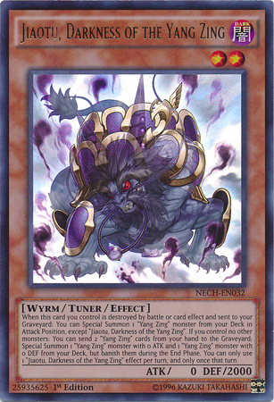Jiaotu, Darkness of the Yang Zing [NECH-EN032] Ultra Rare 