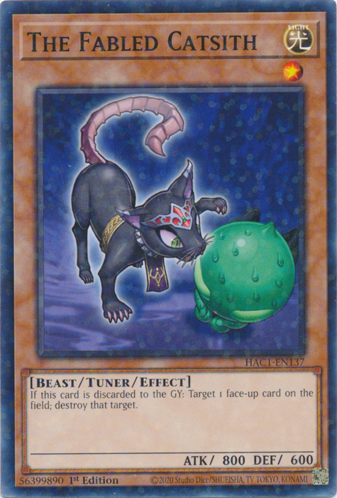 The Fabled Catsith (Duel Terminal) [HAC1-EN137] Common 