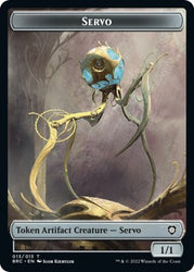 Myr // Servo Double-Sided Token [The Brothers' War Commander Tokens] 