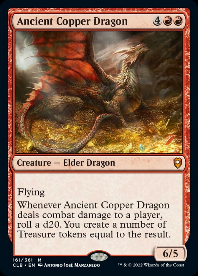 Ancient Copper Dragon [Commander Legends: Battle for Baldur's Gate] 