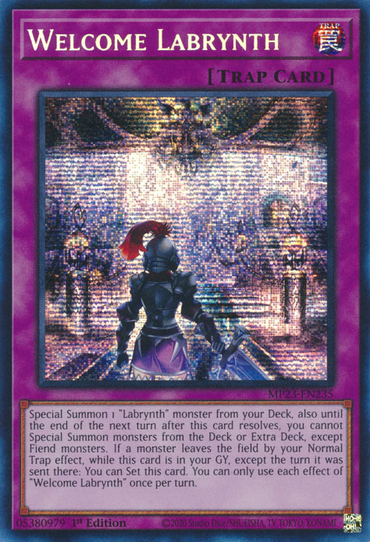 Welcome Labrynth [MP23-EN235] Prismatic Secret Rare 