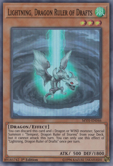 Lightning, Dragon Ruler of Drafts [MYFI-EN046] Super Rare 