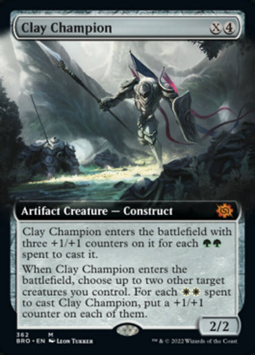 Clay Champion (Extended Art) [The Brothers' War] 