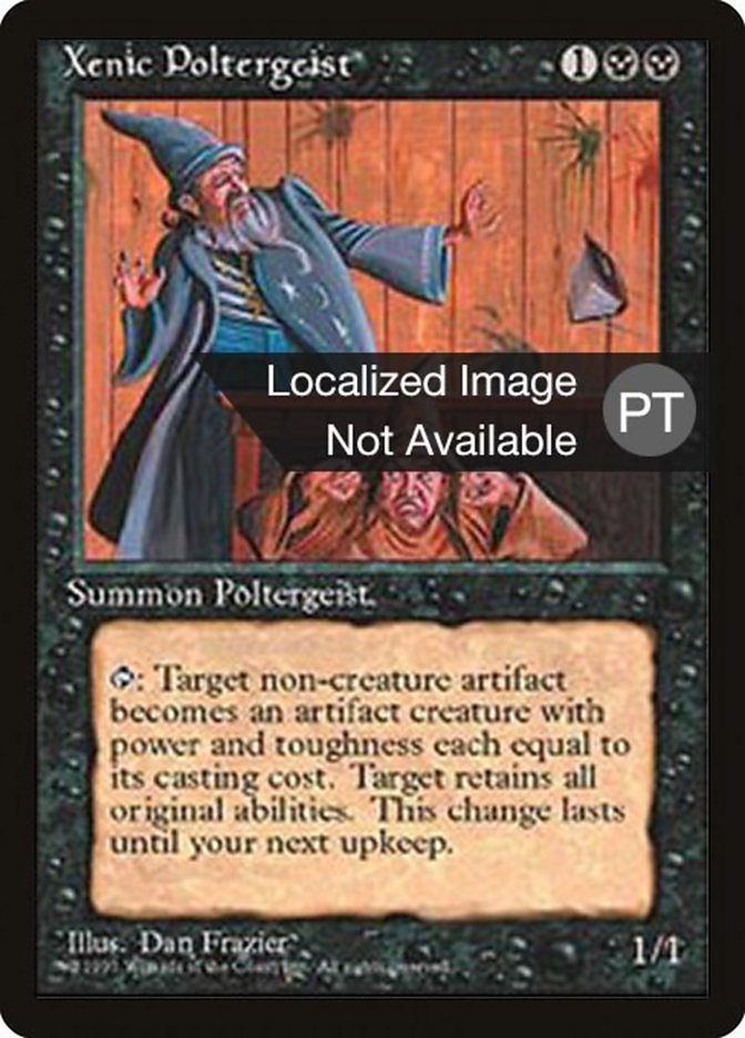 Xenic Poltergeist [Fourth Edition (Foreign Black Border)] 