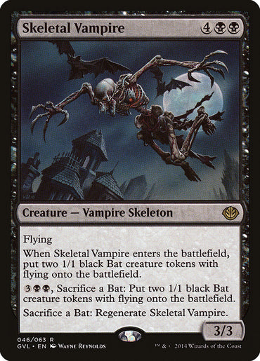 Skeletal Vampire (Garruk vs. Liliana) [Duel Decks Anthology] 