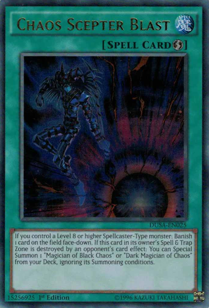 Chaos Scepter Blast [DUSA-EN025] Ultra Rare 