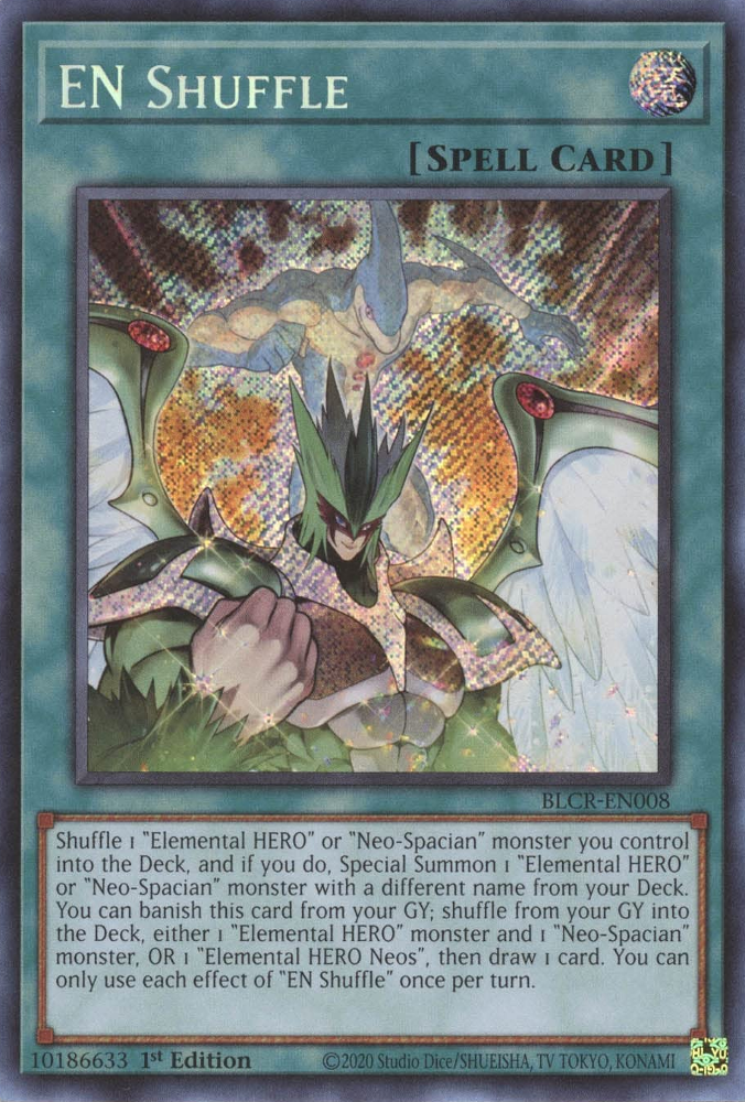 EN Shuffle [BLCR-EN008] Secret Rare 