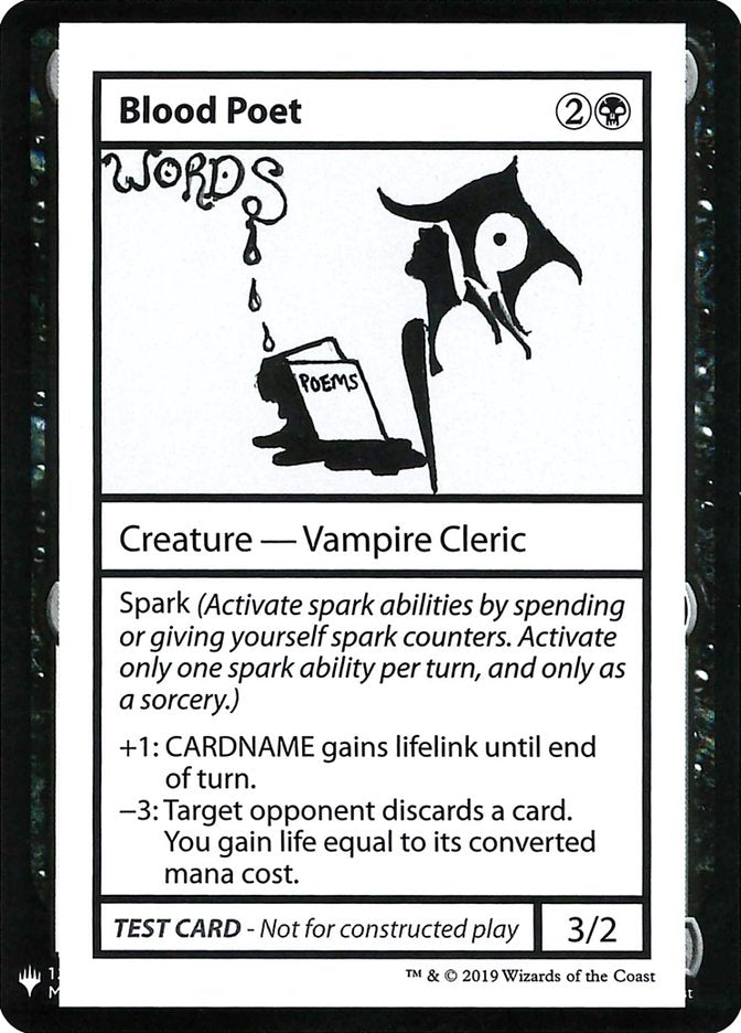 Blood Poet [Mystery Booster Playtest Cards] 