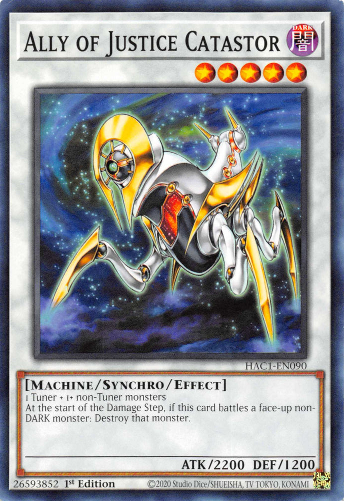 Ally of Justice Catastor [HAC1-EN090] Common 