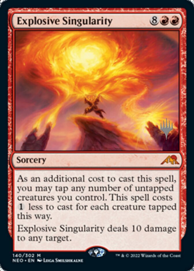 Explosive Singularity (Promo Pack) [Kamigawa: Neon Dynasty Promos] 