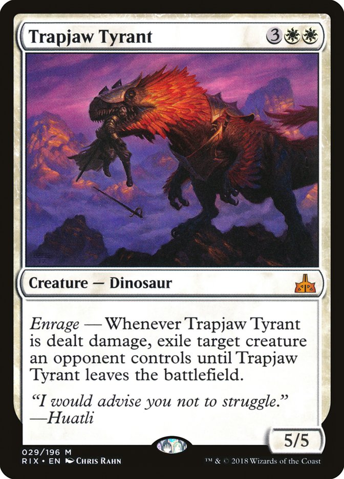 Trapjaw Tyrant [Rivals of Ixalan] 