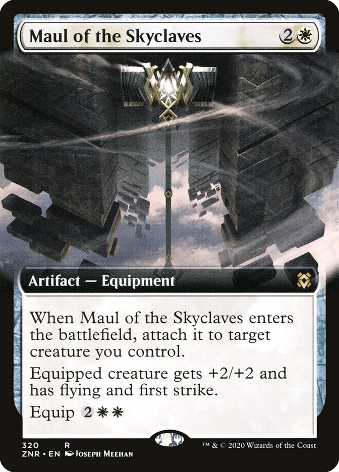 Maul of the Skyclaves (Extended Art) [Zendikar Rising] 