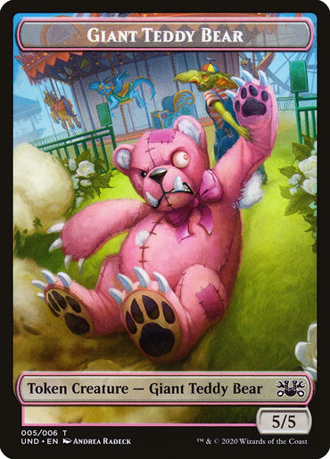 Giant Teddy Bear // Acorn Stash Double-Sided Token [Unsanctioned Tokens] 