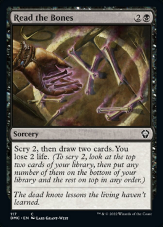 Read the Bones [Dominaria United Commander] 