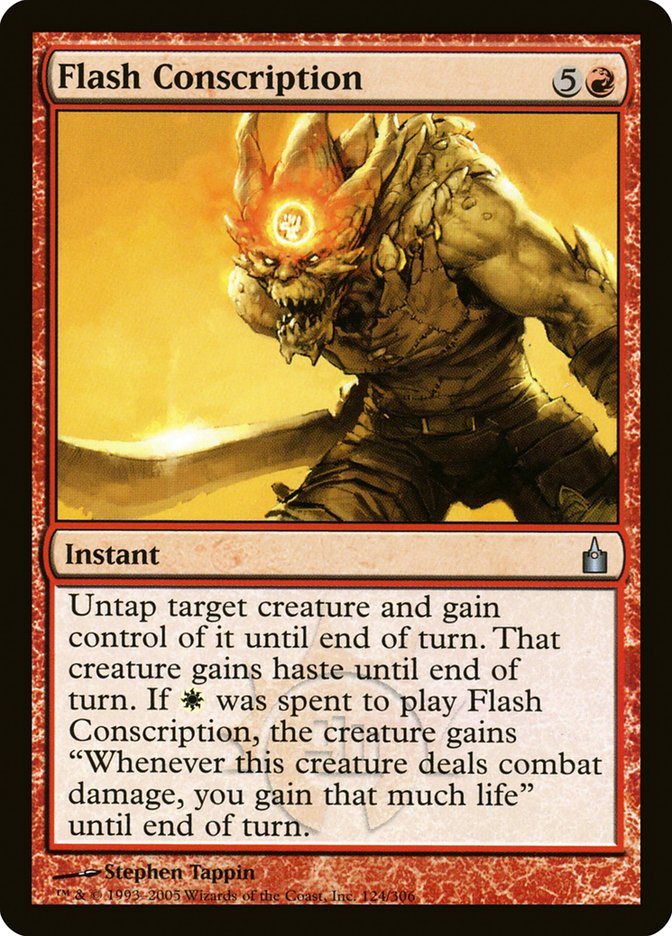 Flash Conscription [Ravnica: City of Guilds] 