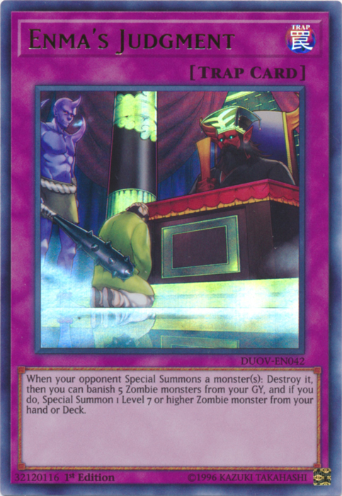 Enma's Judgment [DUOV-EN042] Ultra Rare 