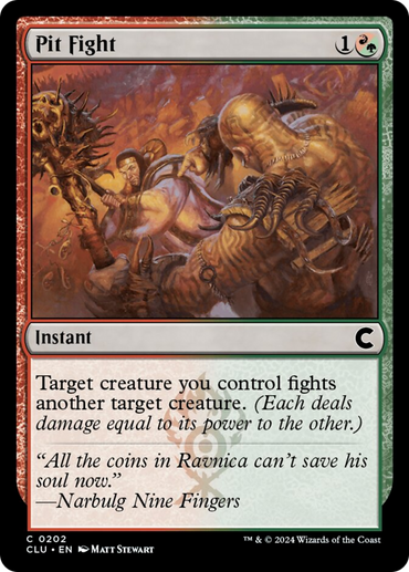 Pit Fight [Ravnica: Clue Edition] 