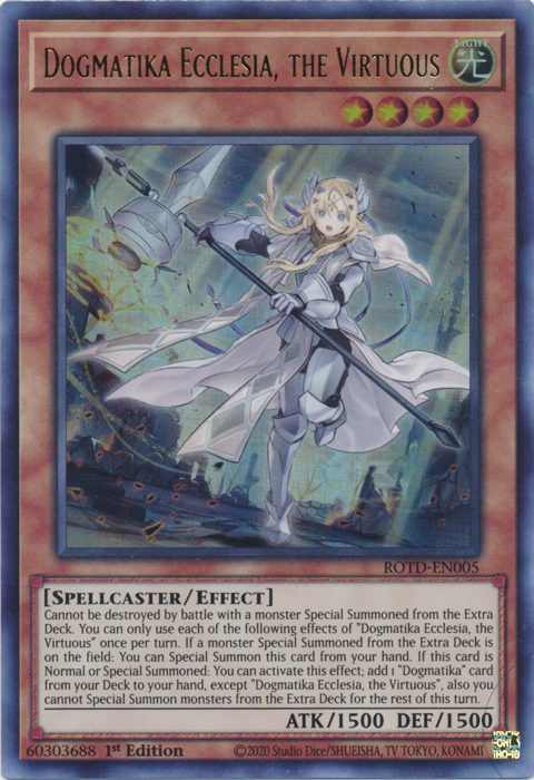 Dogmatika Ecclesia, the Virtuous [ROTD-EN005] Starlight Rare 