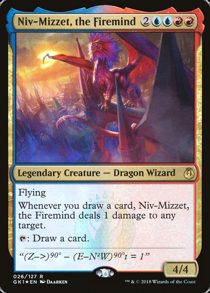 Niv-Mizzet, the Firemind [Guilds of Ravnica Guild Kit] 