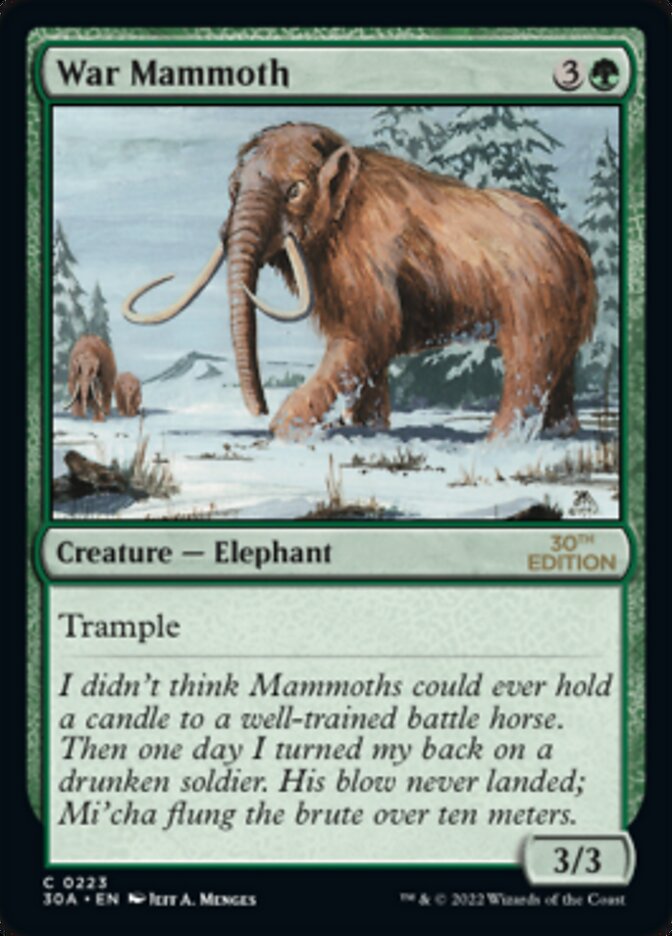 War Mammoth [30th Anniversary Edition] 