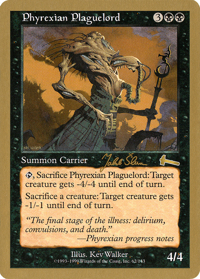 Phyrexian Plaguelord (Jakub Slemr) [World Championship Decks 1999] 