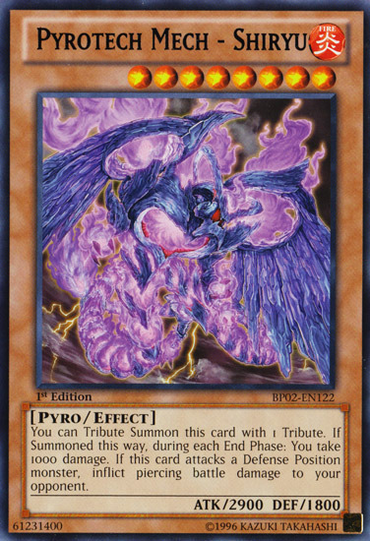 Pyrotech Mech - Shiryu [BP02-EN122] Rare 
