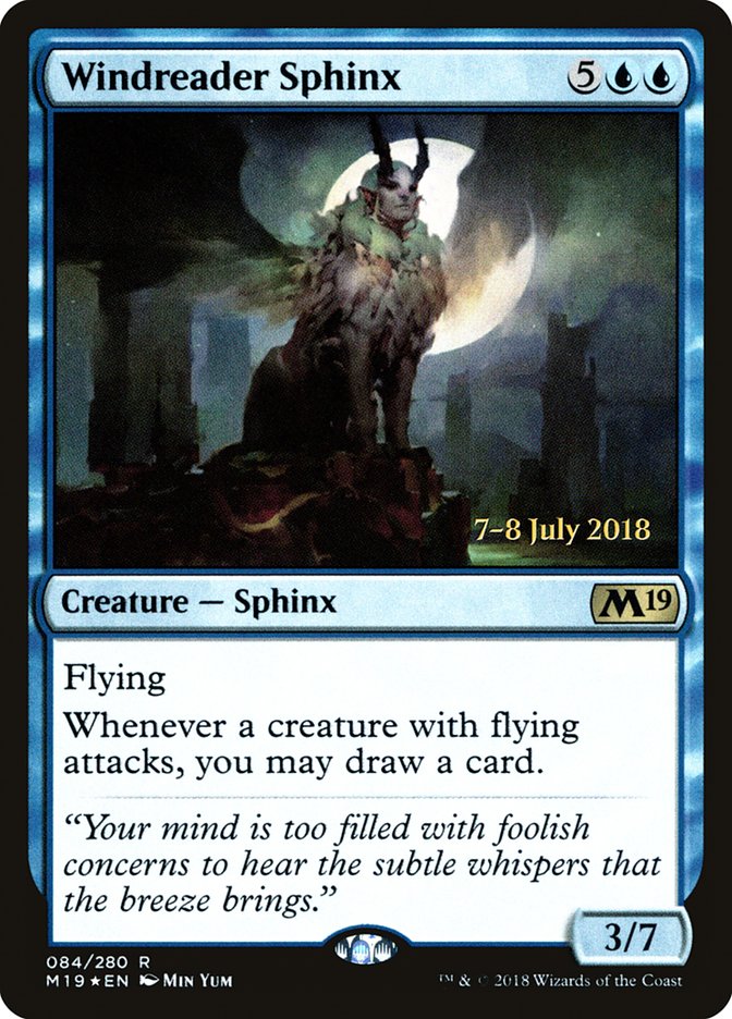 Windreader Sphinx [Core Set 2019 Prerelease Promos] 