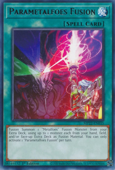 Parametalfoes Fusion [MP22-EN035] Rare 