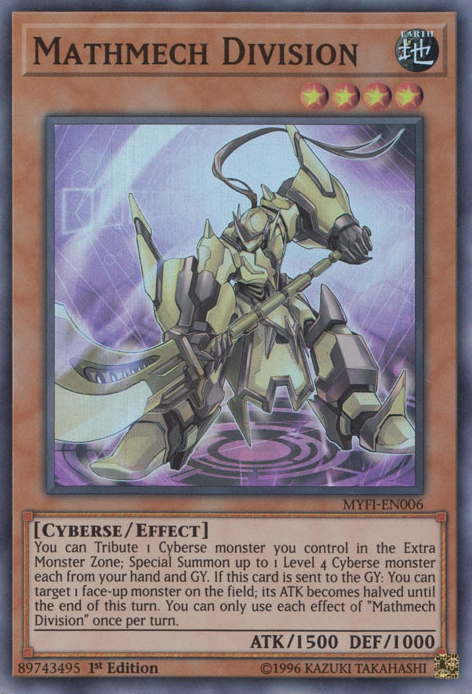 Mathmech Division [MYFI-EN006] Super Rare 