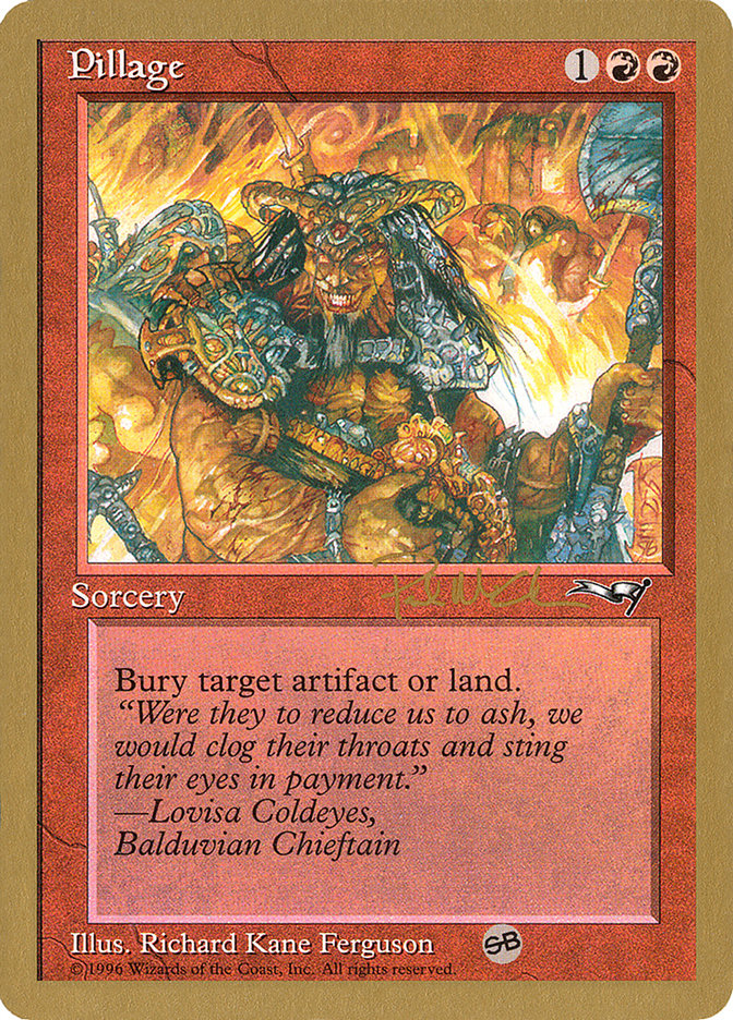 Pillage (Paul McCabe) (SB) [World Championship Decks 1997] 