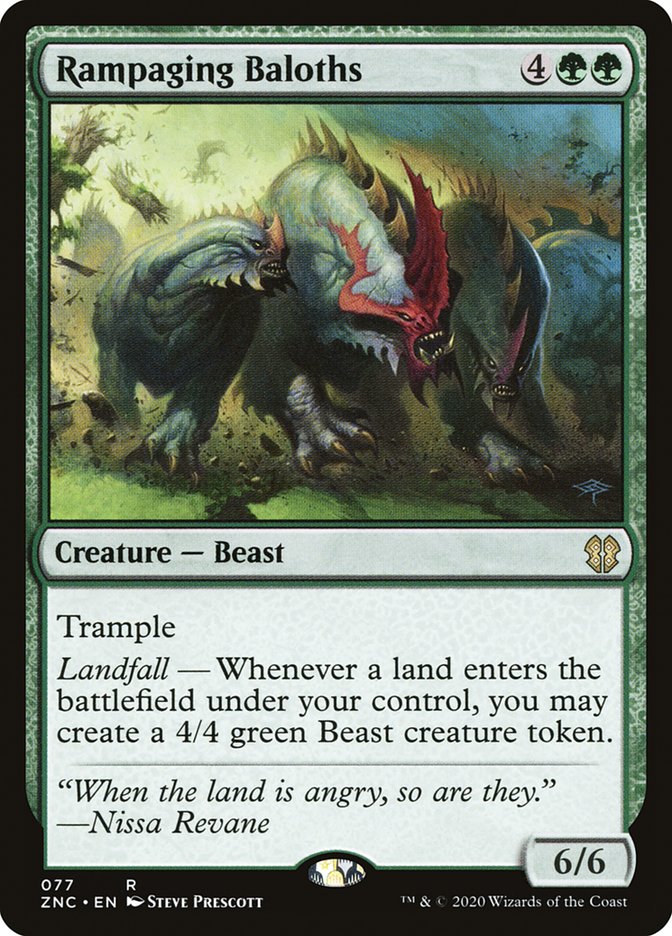 Rampaging Baloths [Zendikar Rising Commander] 