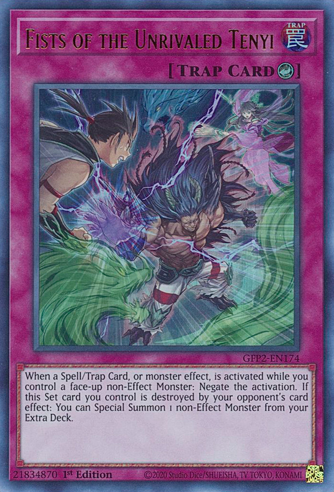 Fists of the Unrivaled Tenyi [GFP2-EN174] Ultra Rare 