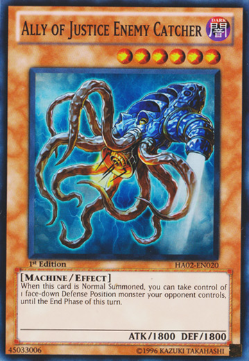 Ally of Justice Enemy Catcher [HA02-EN020] Super Rare 