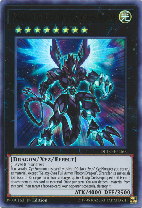 Galaxy-Eyes Full Armor Photon Dragon [DUPO-EN063] Ultra Rare 
