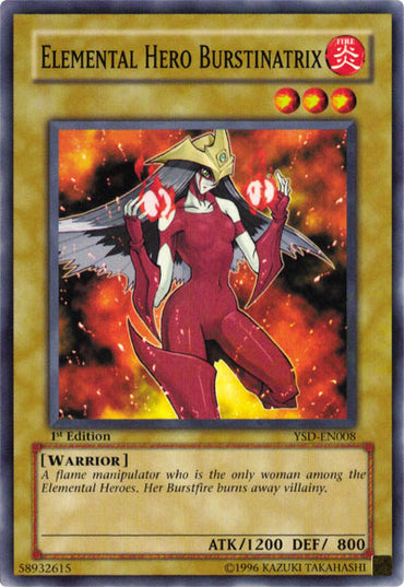Elemental Hero Burstinatrix [YSD-EN008] Common 