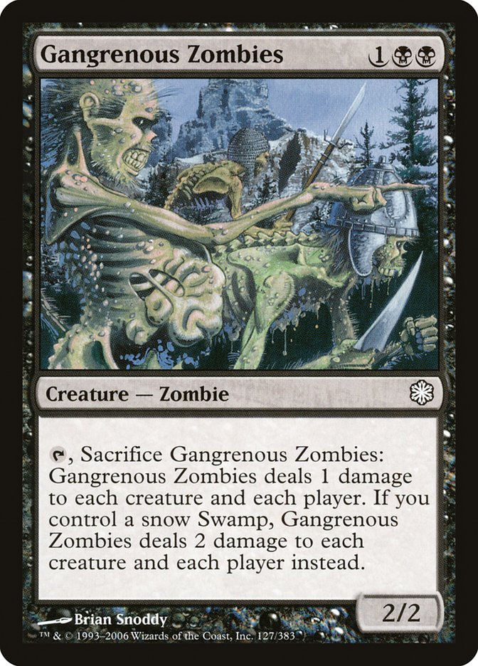 Gangrenous Zombies [Coldsnap Theme Decks] 