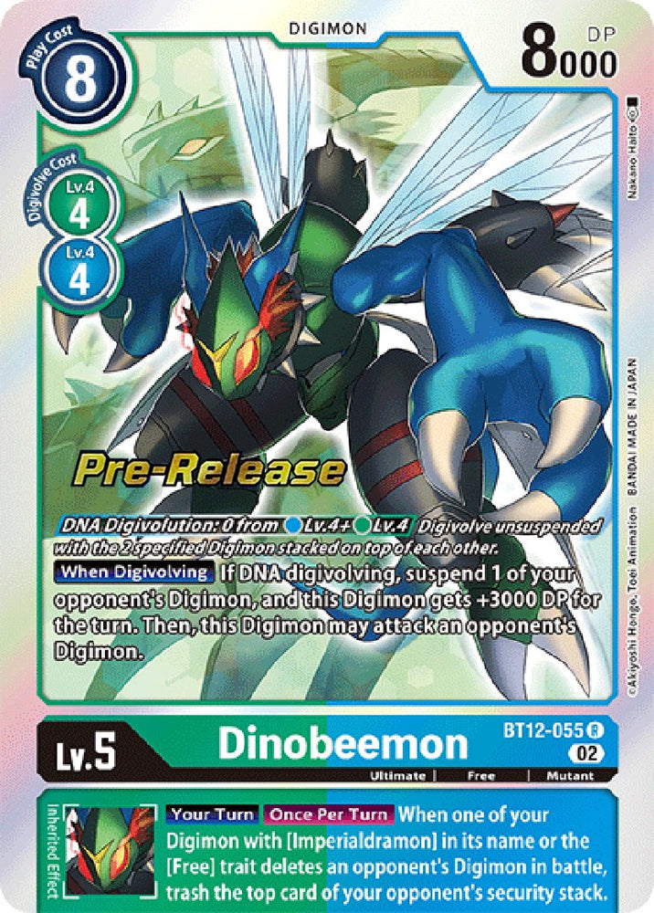 Dinobeemon [BT12-055] [Across Time Pre-Release Cards]