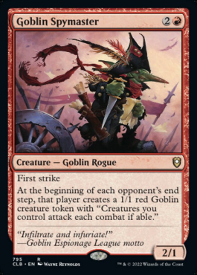 Goblin Spymaster [Commander Legends: Battle for Baldur's Gate] 