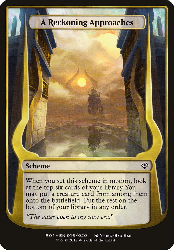 A Reckoning Approaches (Schemes) [Archenemy: Nicol Bolas Schemes] 