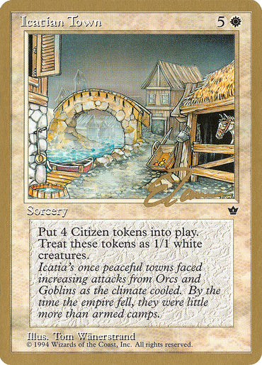 Icatian Town (Eric Tam) [Pro Tour Collector Set] 