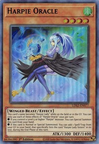 Harpie Oracle (Green) [LDS2-EN077] Ultra Rare 