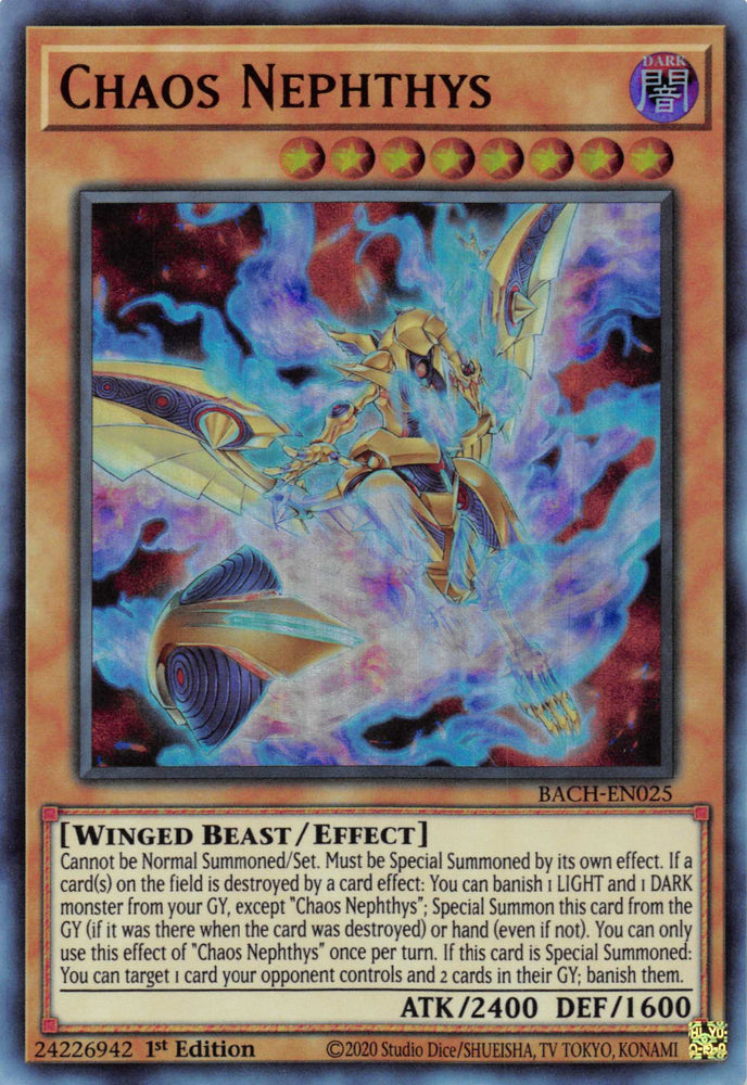 Chaos Nephthys [BACH-EN025] Ultra Rare 