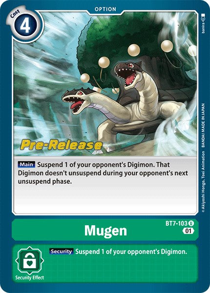 Mugen [BT7-103] [Next Adventure Pre-Release Cards] 