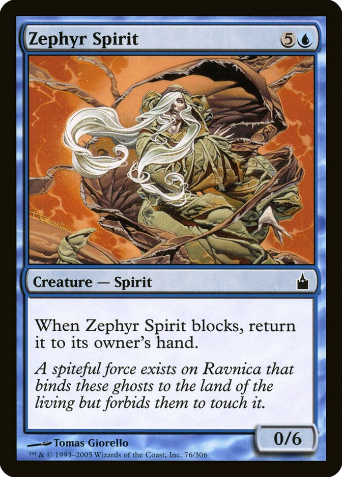 Zephyr Spirit [Ravnica: City of Guilds] 