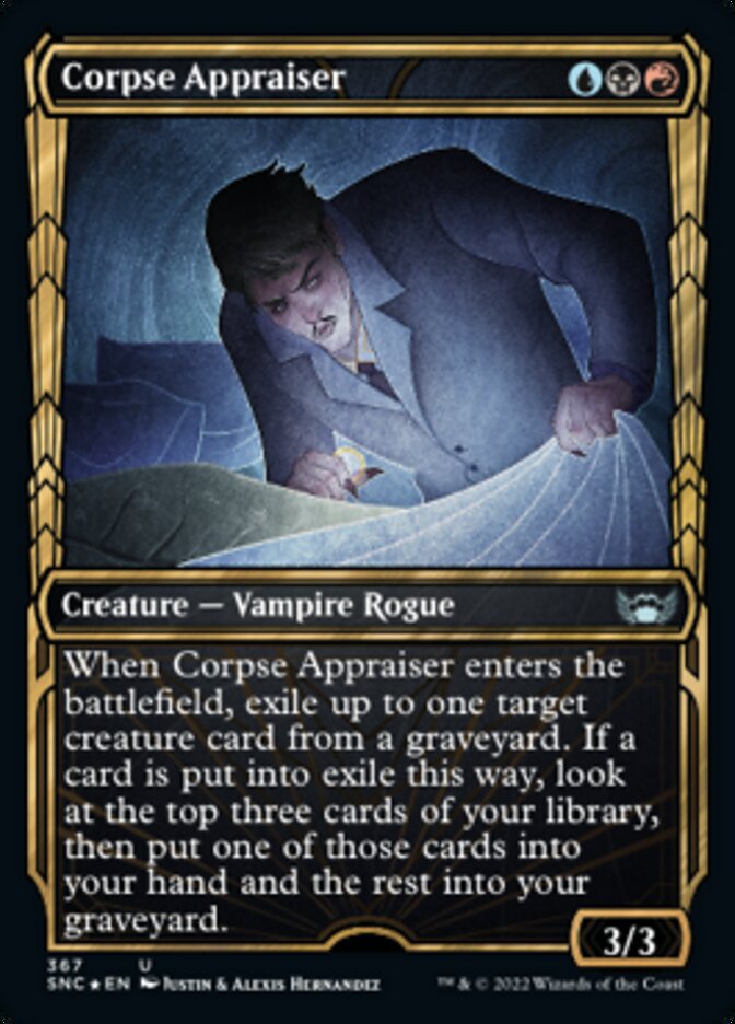 Corpse Appraiser (Showcase Golden Age Gilded Foil) [Streets of New Capenna] 