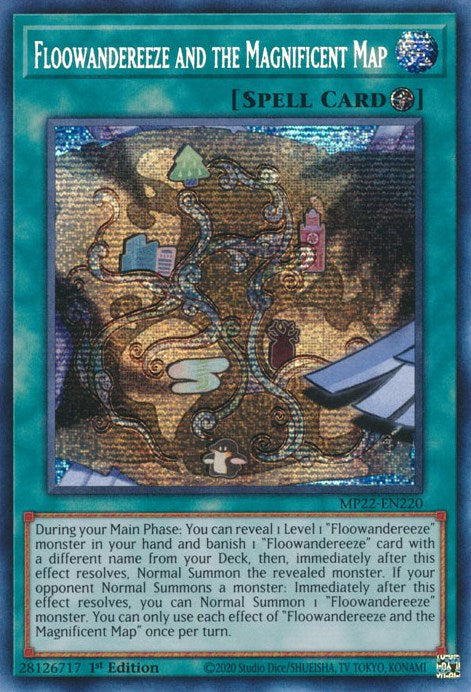 Floowandereeze and the Magnificent Map [MP22-EN220] Prismatic Secret Rare 