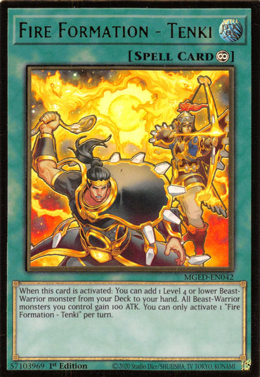 Fire Formation - Tenki [MGED-EN042] Gold Rare 